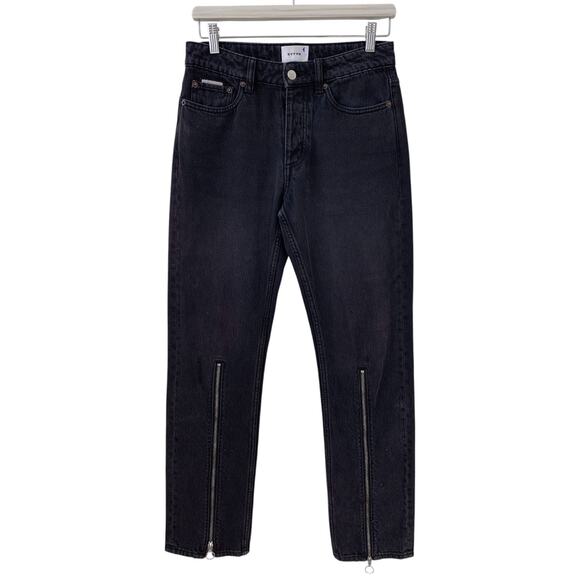 EYTYS Orion Zip Jeans Stone Black Unisex Size 28x32 - Picture 1 of 9
